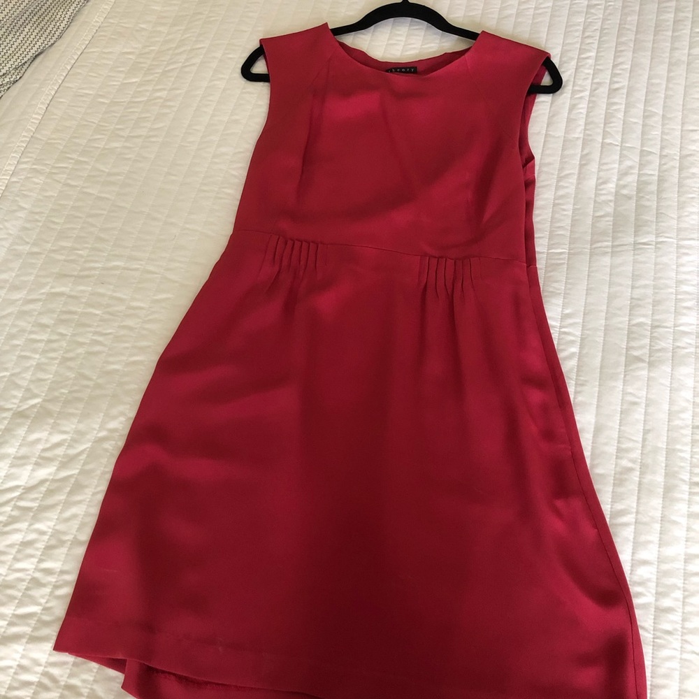 Theory Silk Dress with Pockets